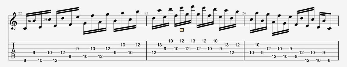 音阶练习目标_音程模进练习方法_吉他的音阶练习